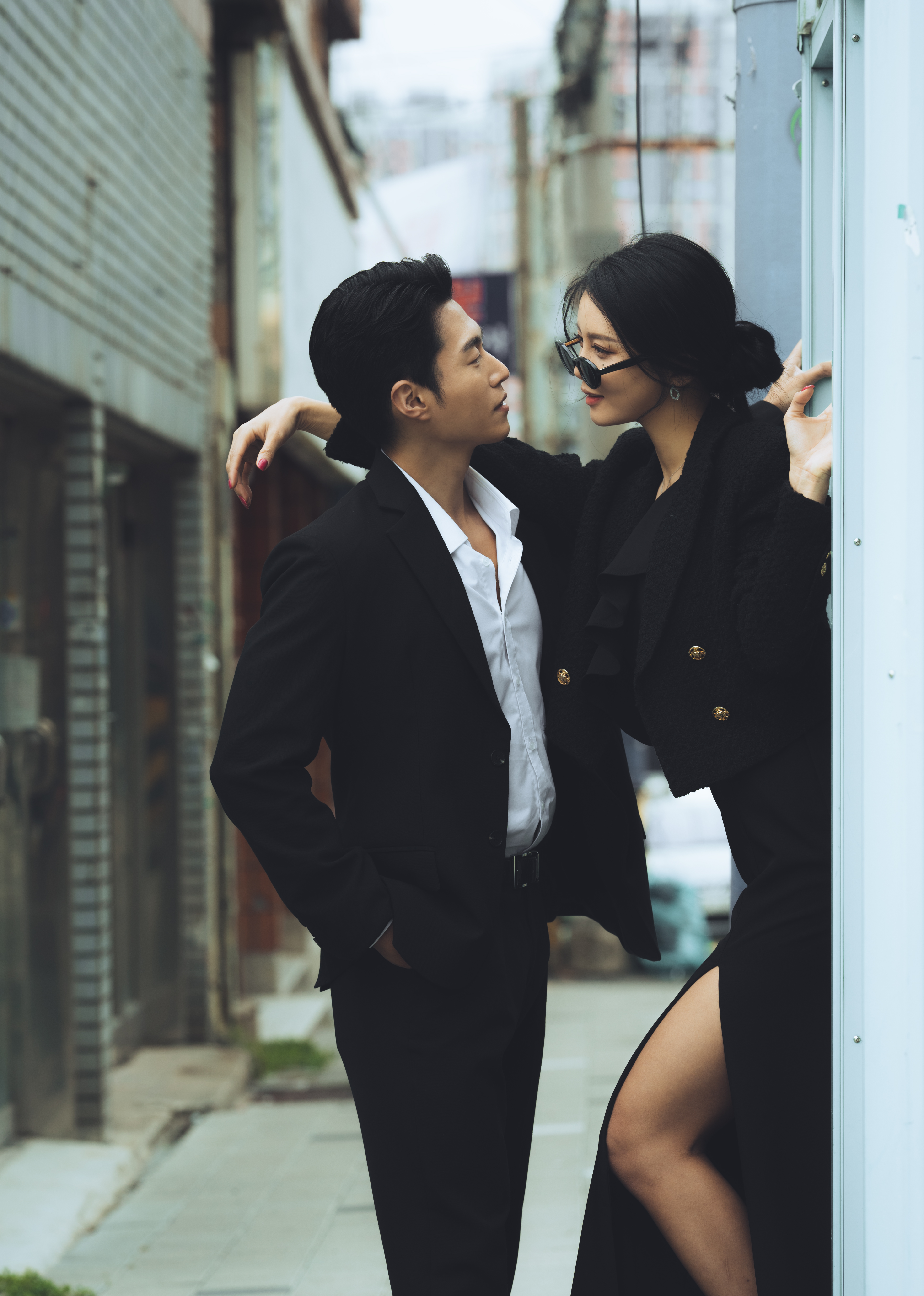 Couple's street shot