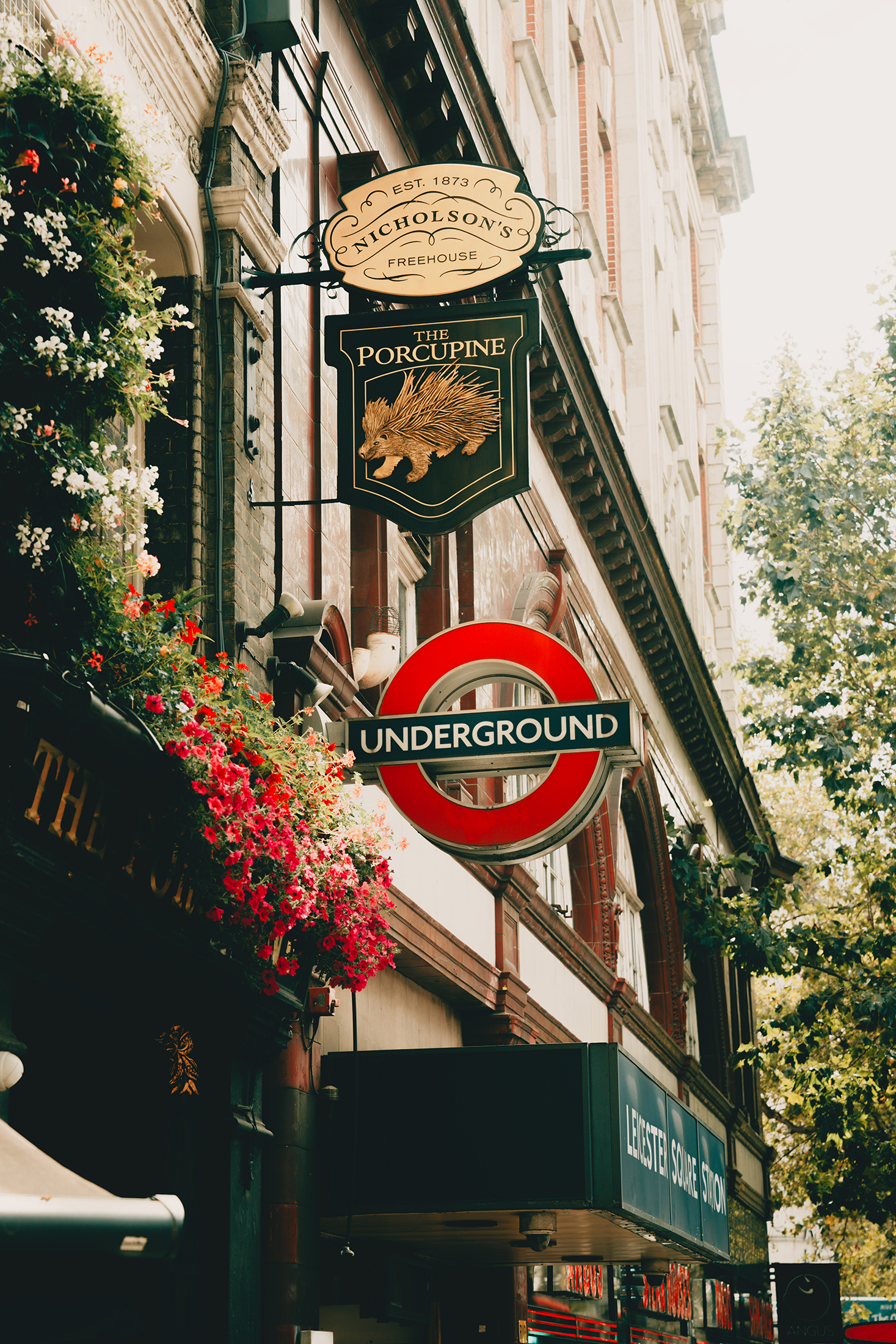 Shop signs in London